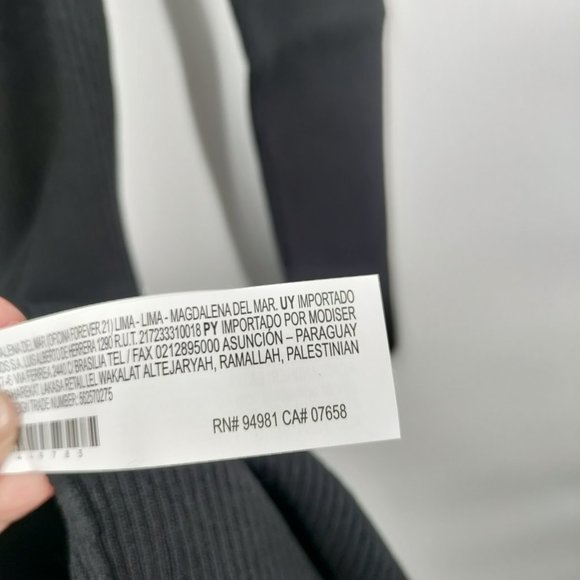 Forever 21 Ribbed Cutout Mini Dress Black, Small - Picture 7 of 11